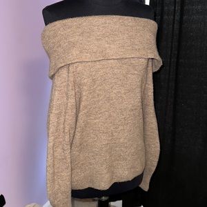 Off Shoulder Sweater